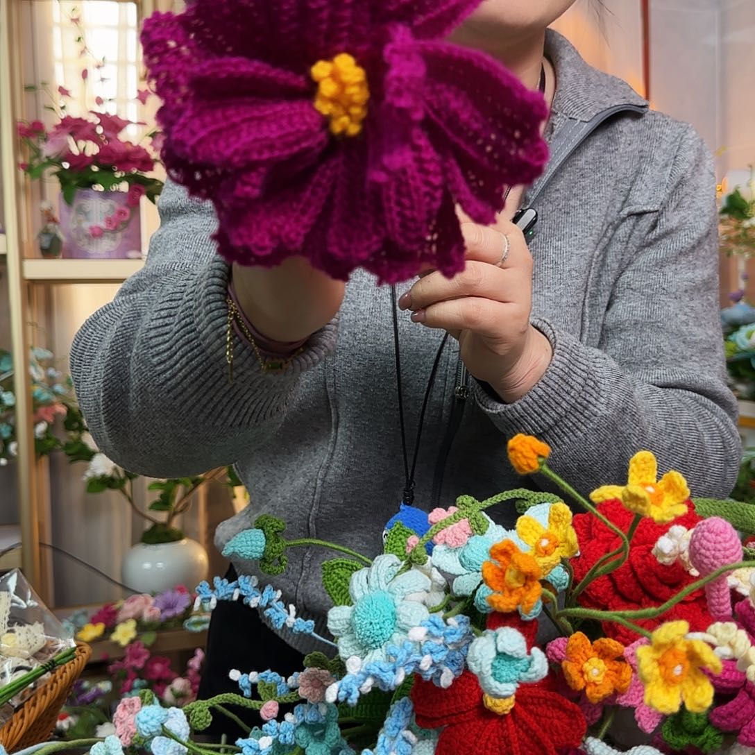 手工钩织设计发绳