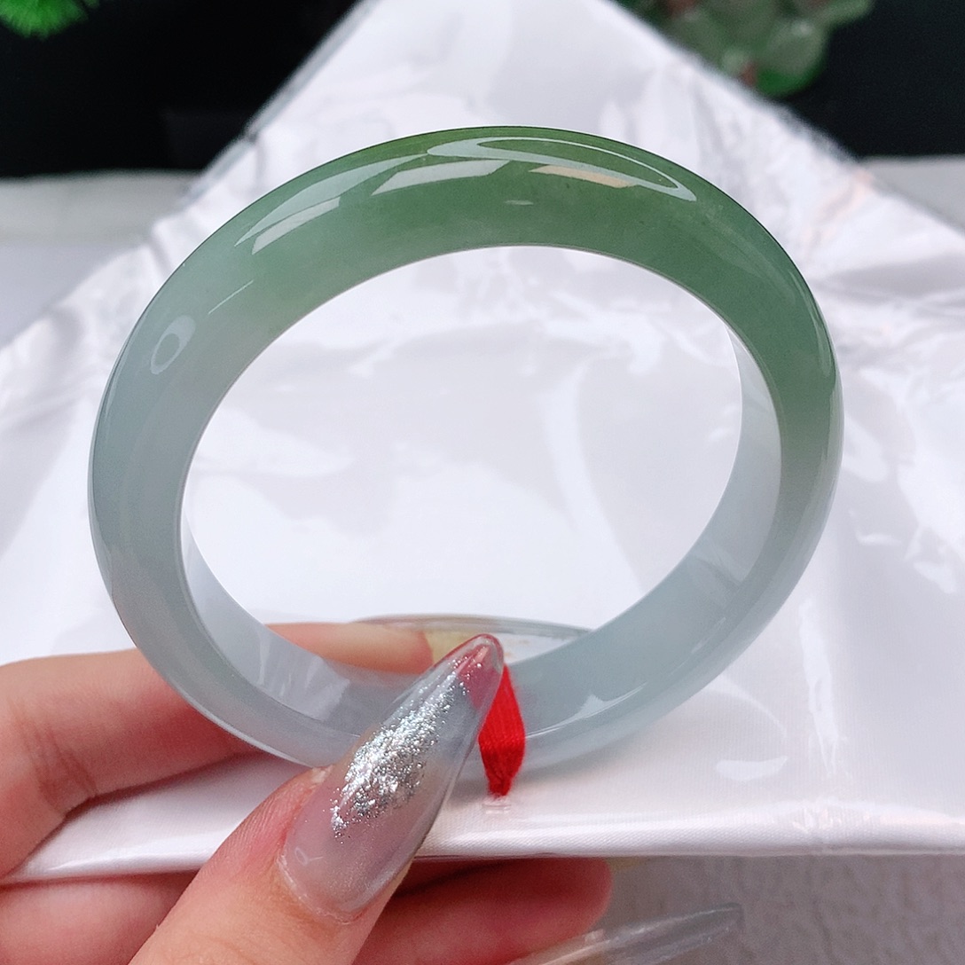 未镶嵌手镯翡翠正圈56