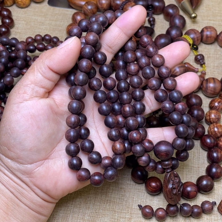 微***天手串/手链黄花梨/降香黄檀海黄紫油梨1.0