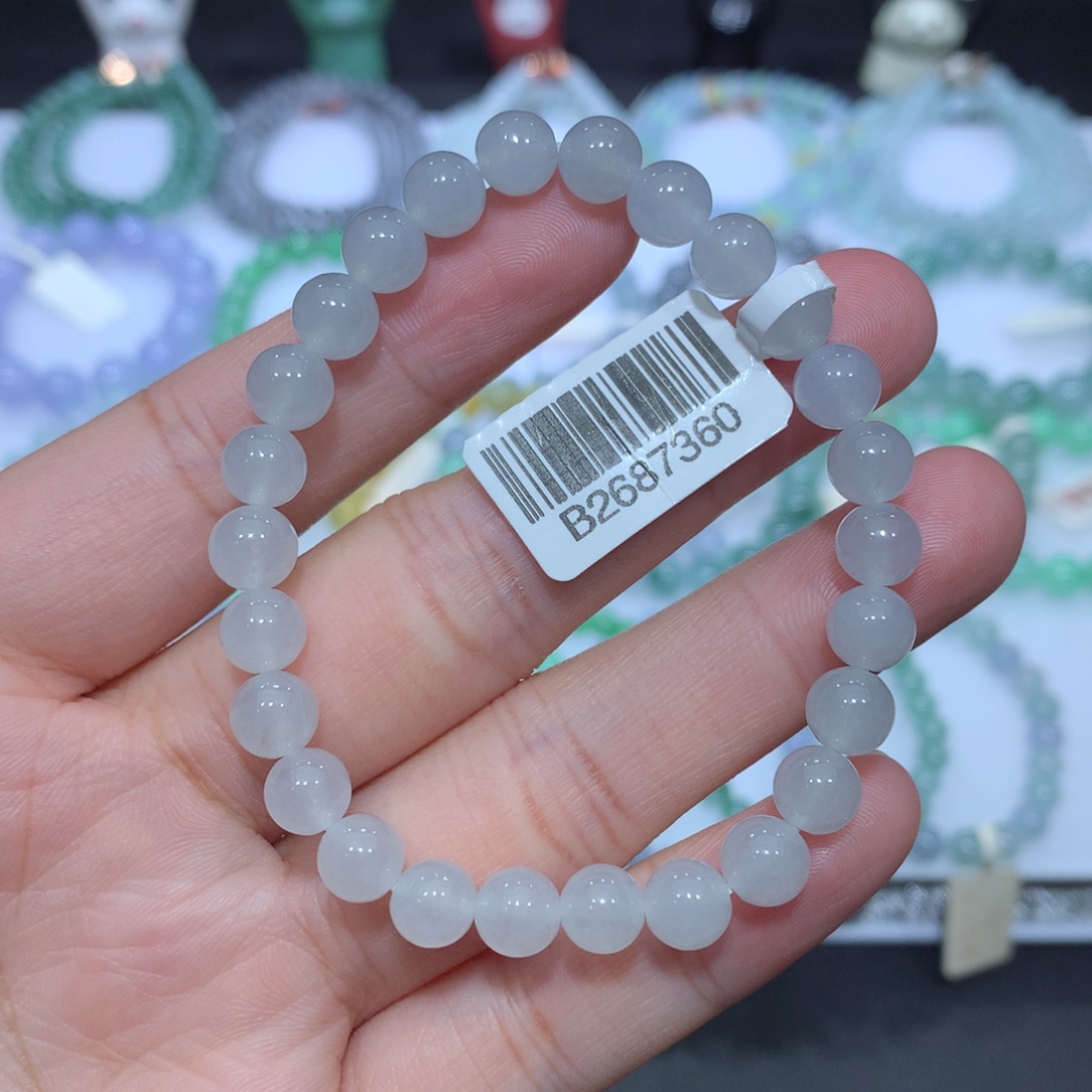 翡翠未镶嵌手串天然