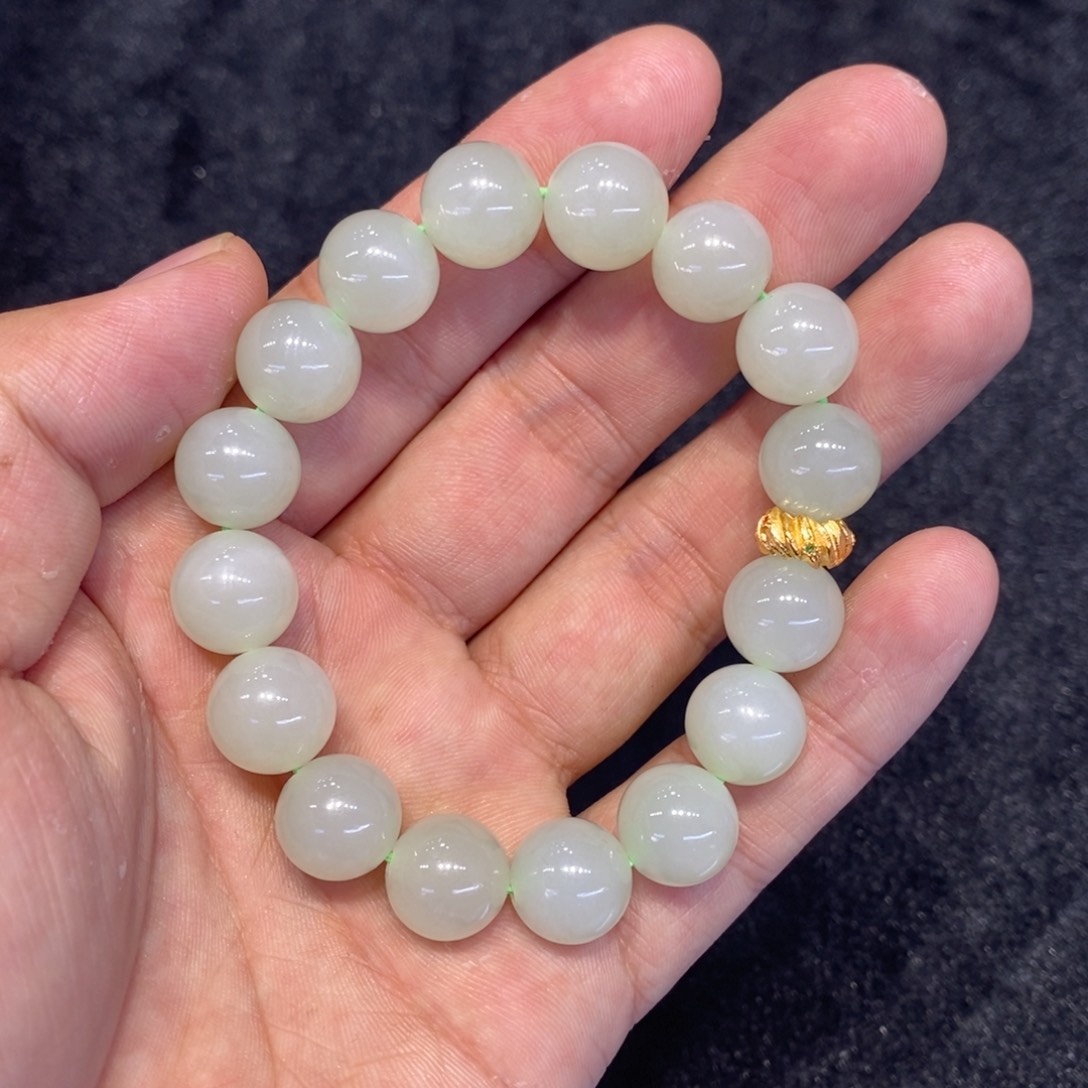 和田玉手链未镶嵌