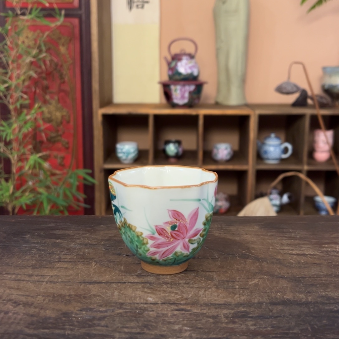杯景德镇纯手工手绘陶瓷