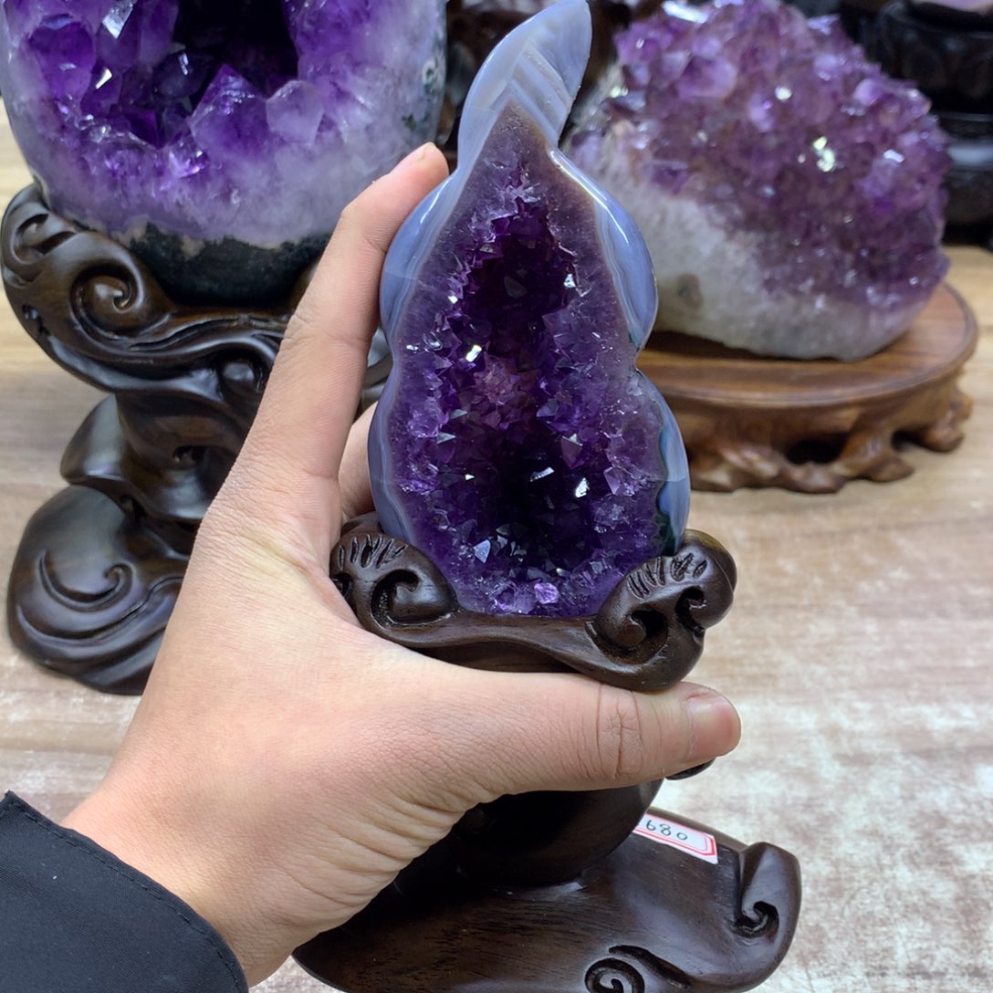 紫晶宝葫芦未镶嵌