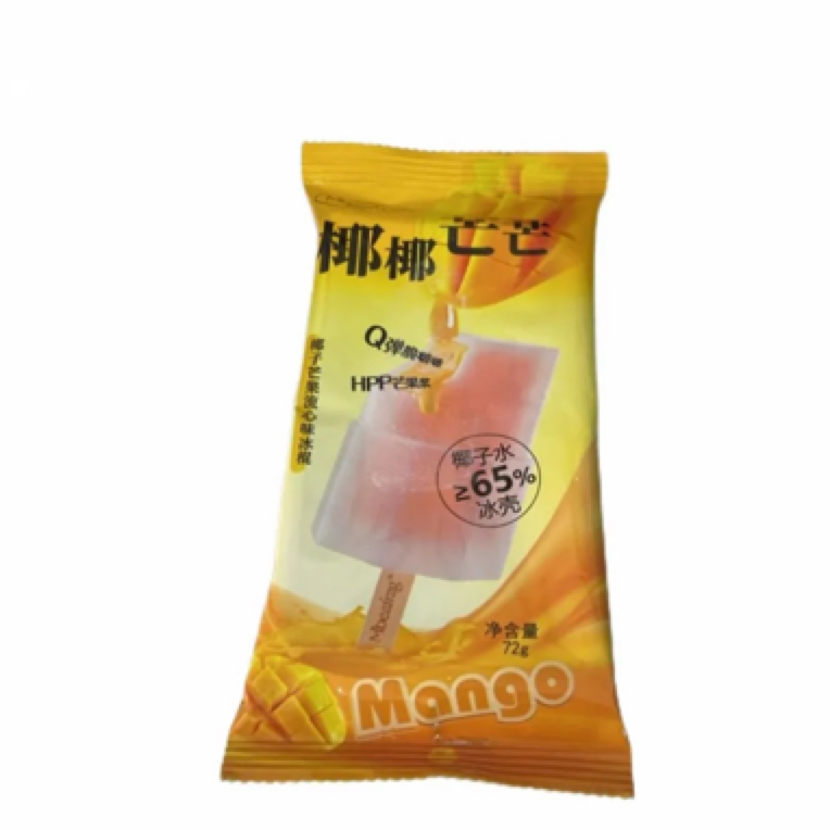 美冰芬 椰椰芒芒棒冰 72g/支