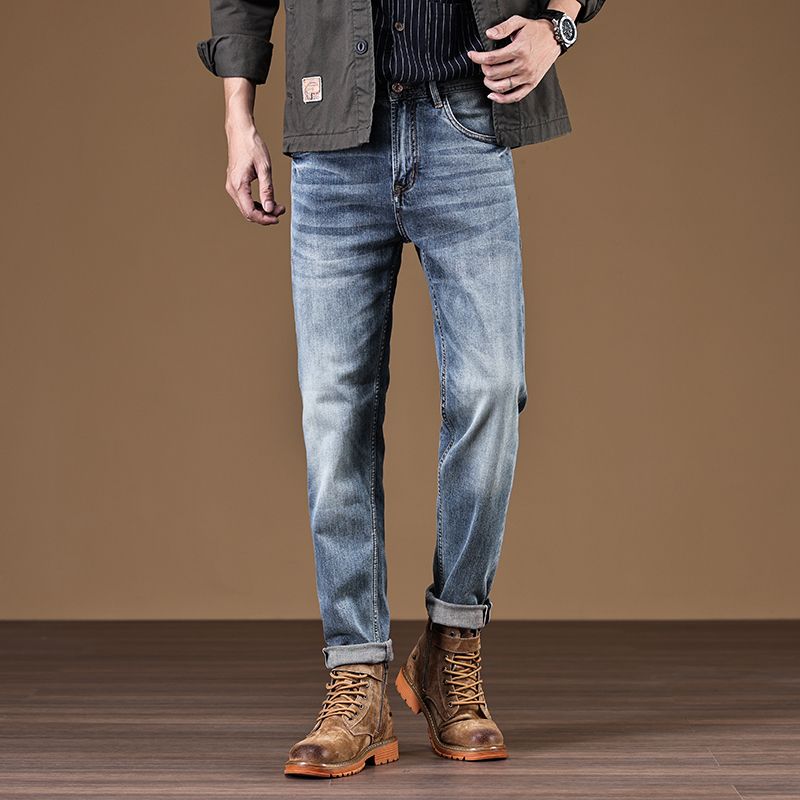 2025新款A8007春夏薄款赤耳单宁高端牛仔裤男养牛收藏百搭直筒男