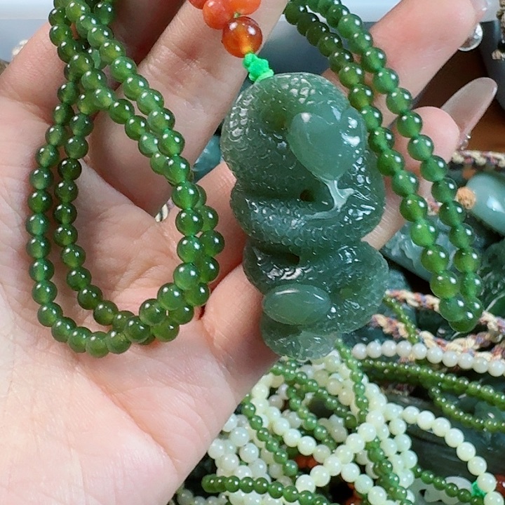 和田玉挂件未镶嵌