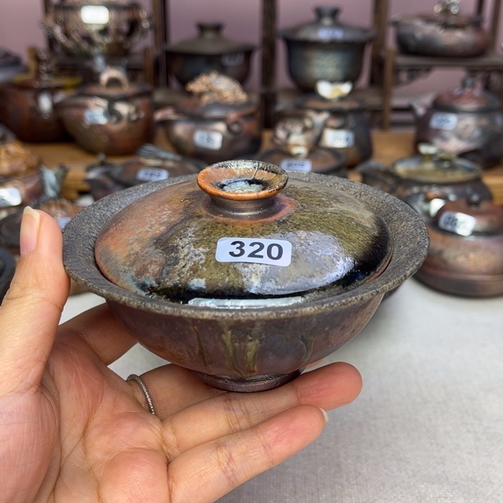 壶裸柴烧陶瓷茶具
