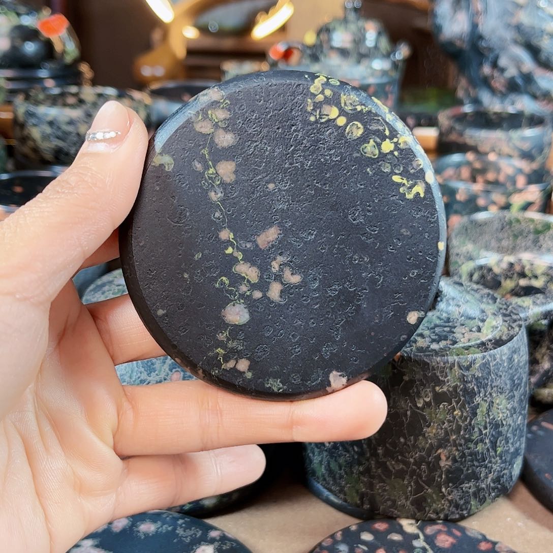 文人雅器安山玉茶器