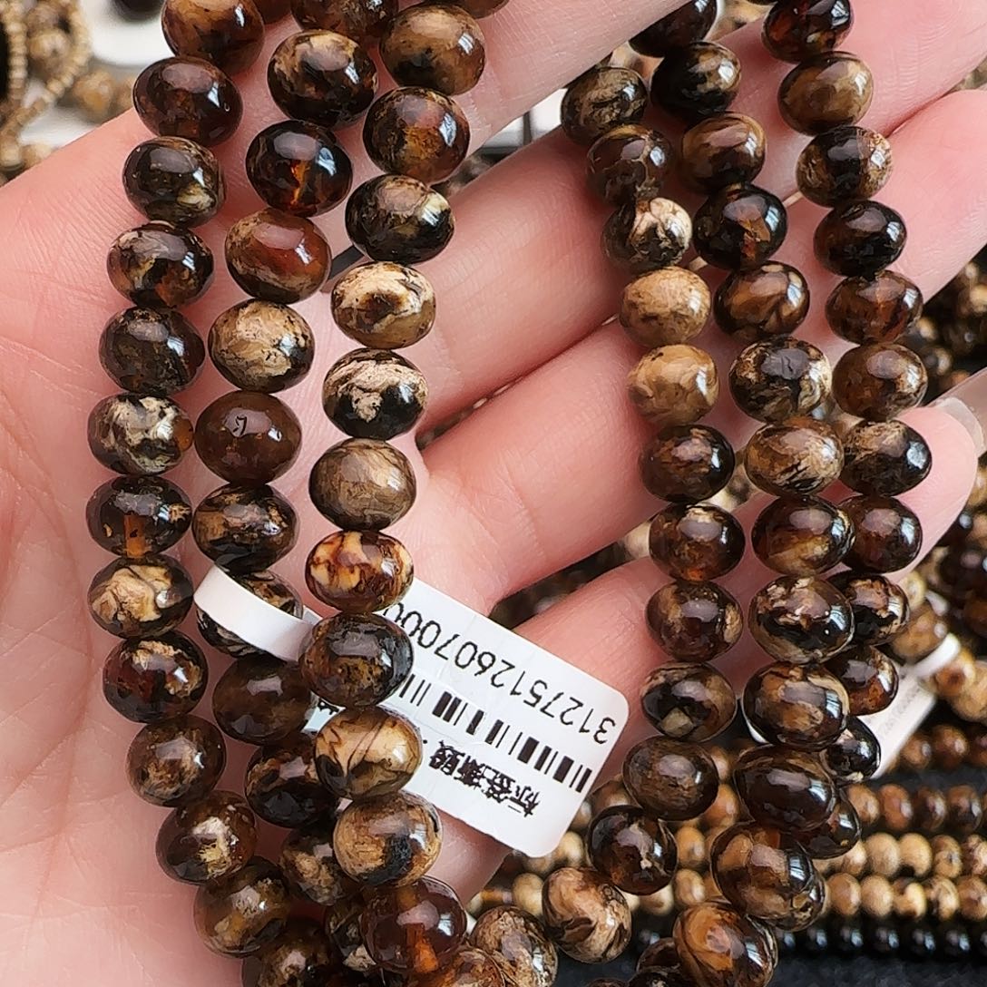 琥珀未镶嵌手链抚顺琥珀