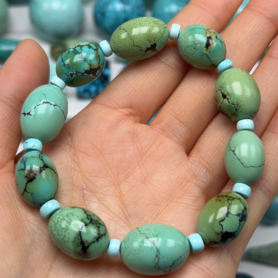 绿松石珠宝奇石未镶嵌