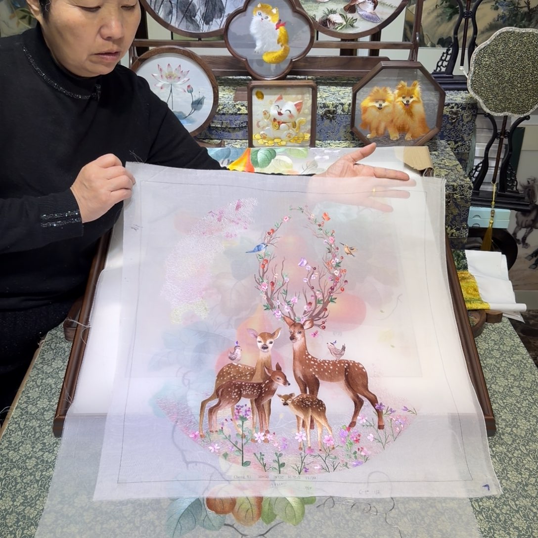 刺绣手工苏绣工艺