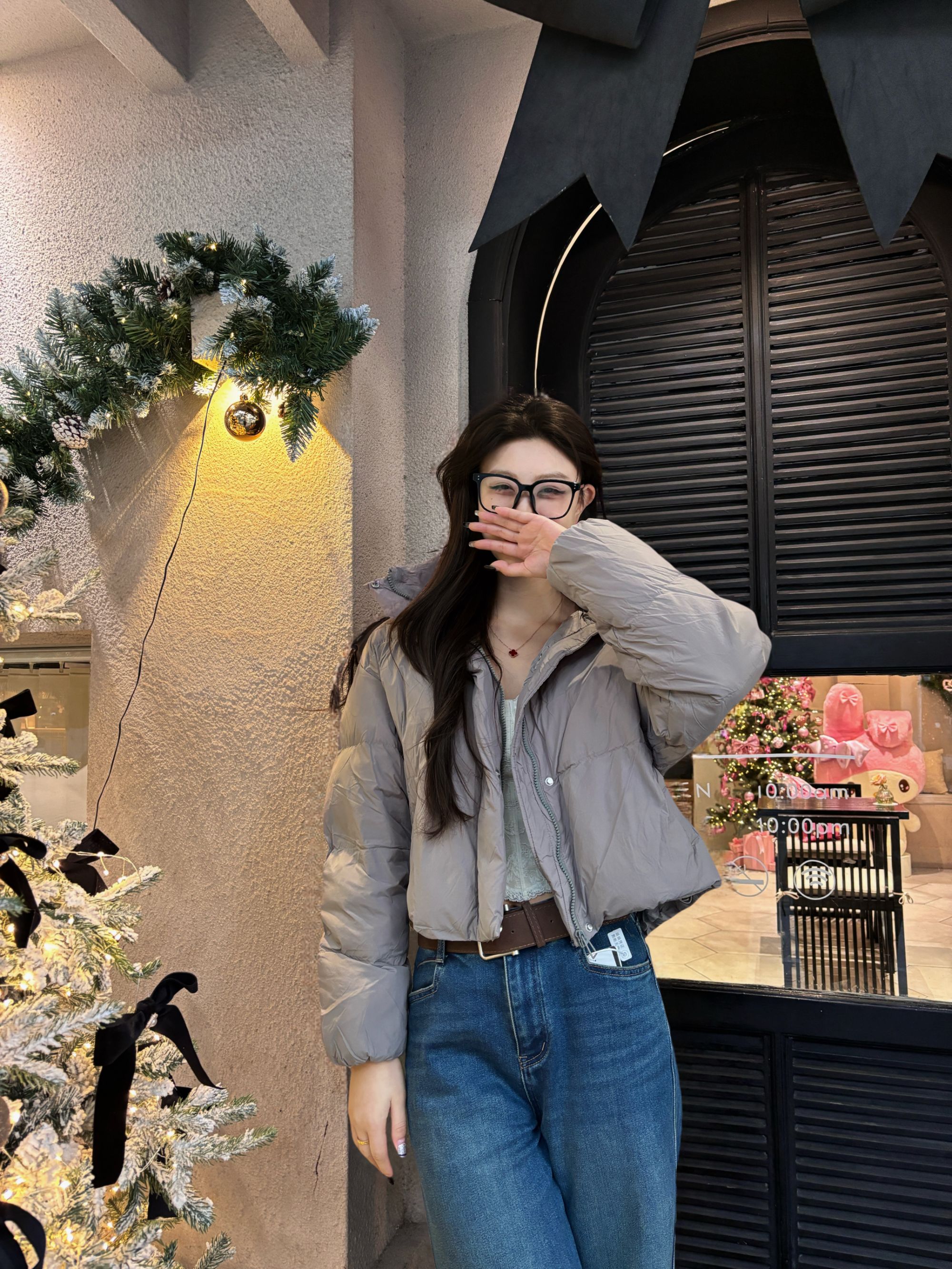 新款宽松型百搭休闲时尚短款羽绒服