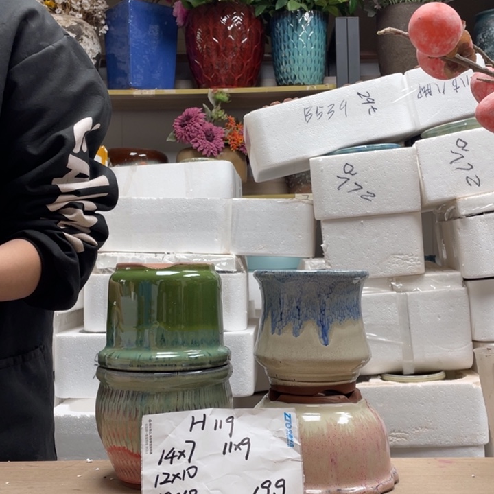 粗陶多肉花盆微瑕119