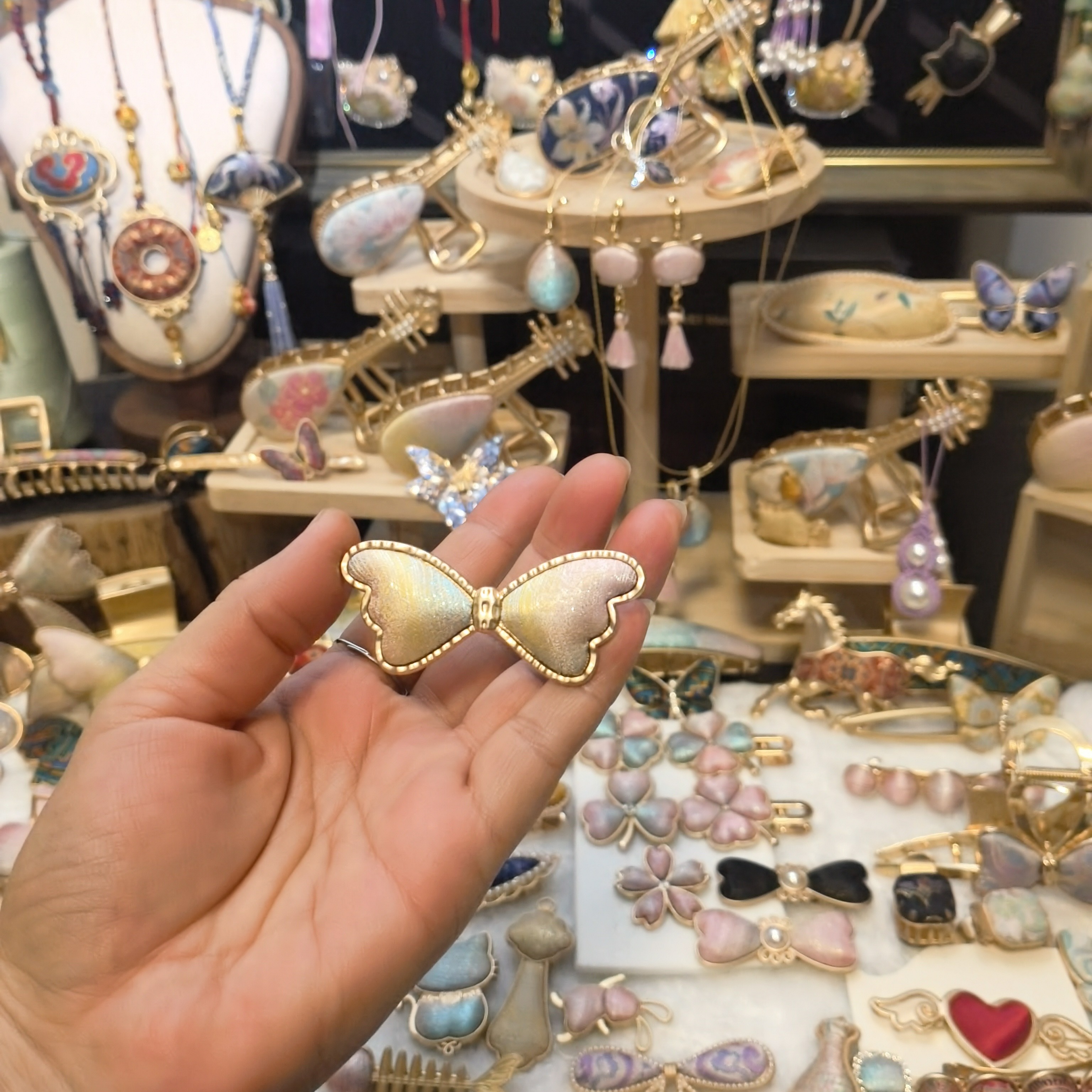 名家宋锦手工制作布艺边夹