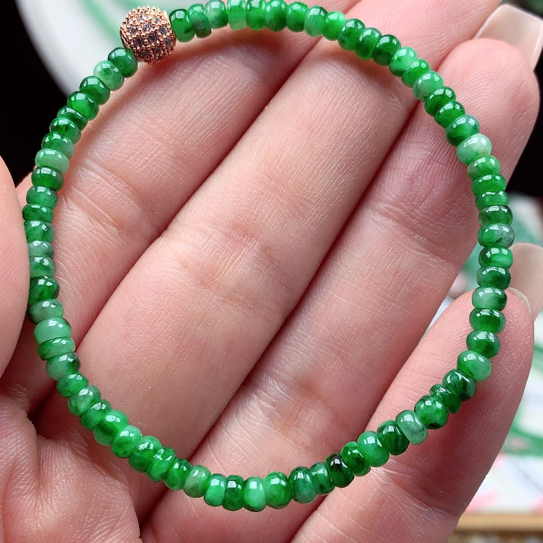 未镶嵌手链翡翠翡翠