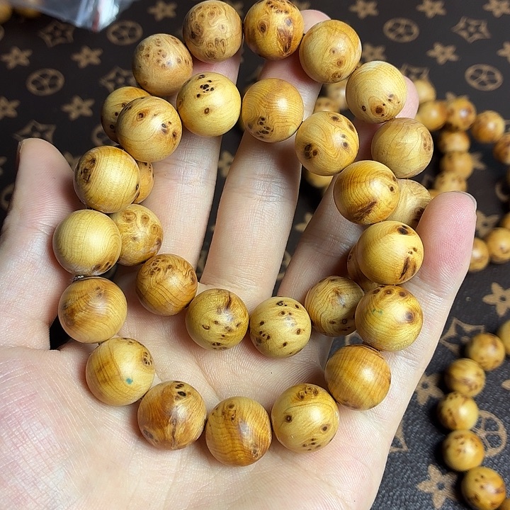 手串/手链柏木（崖柏）崖柏陈化留疤15mm-1