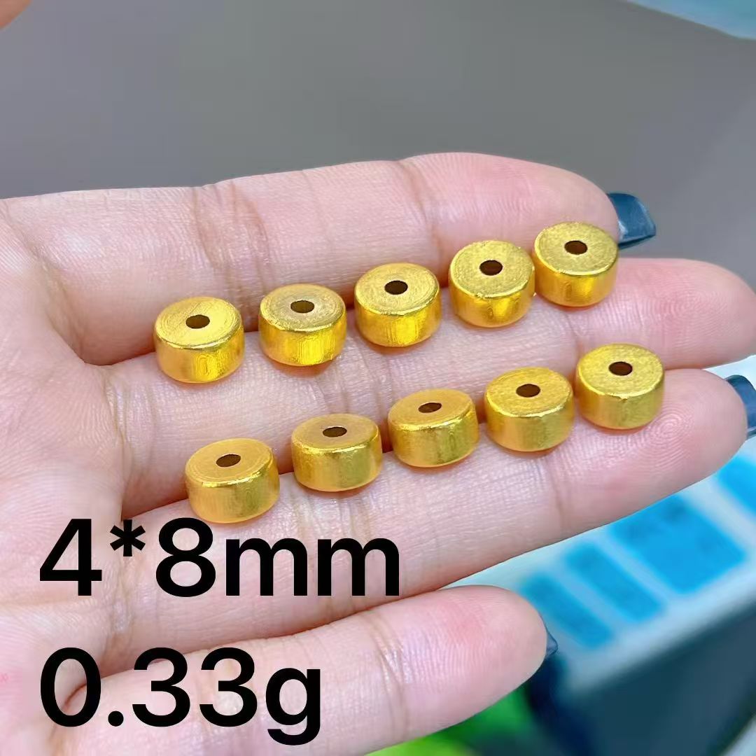 18K金直切隔珠配件ZX多样性发其一