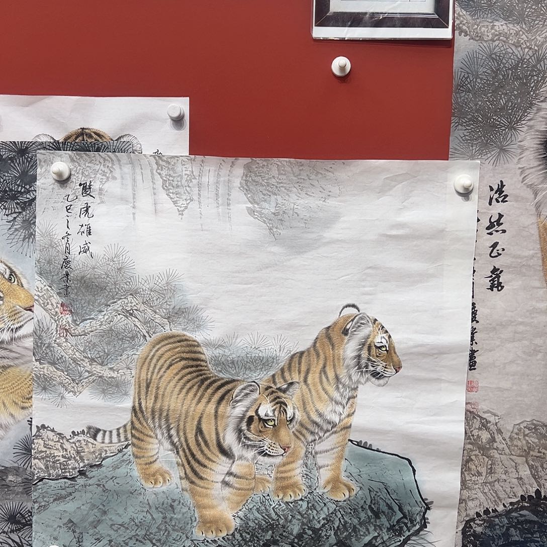 国画赵庆业老师国画作品月