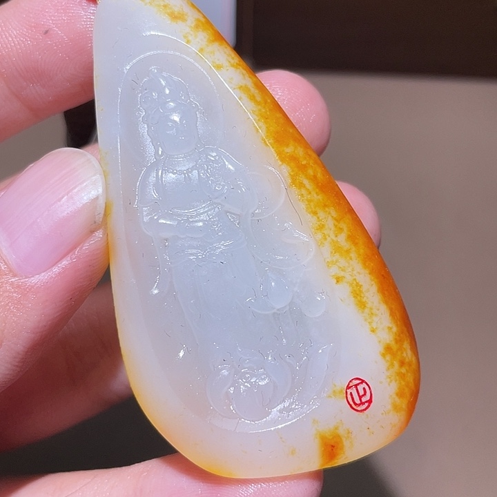 和田玉颈饰未镶嵌Y