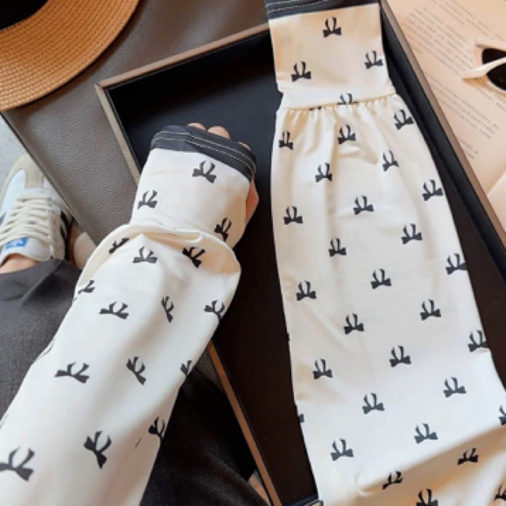 超推荐！设计感夏季防紫外线时尚丽颖同款冰袖-003