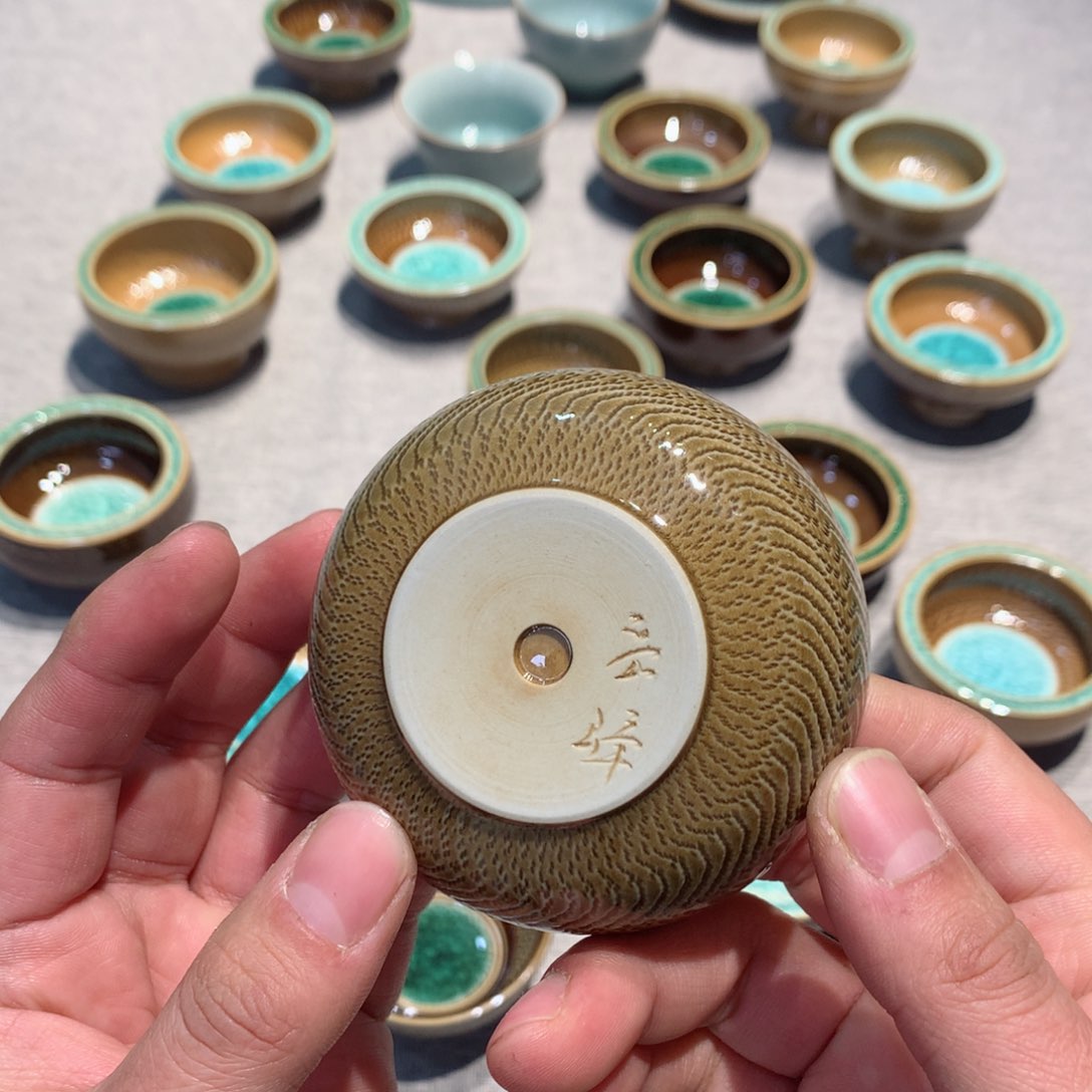 用****1龙泉青瓷茶具杯子