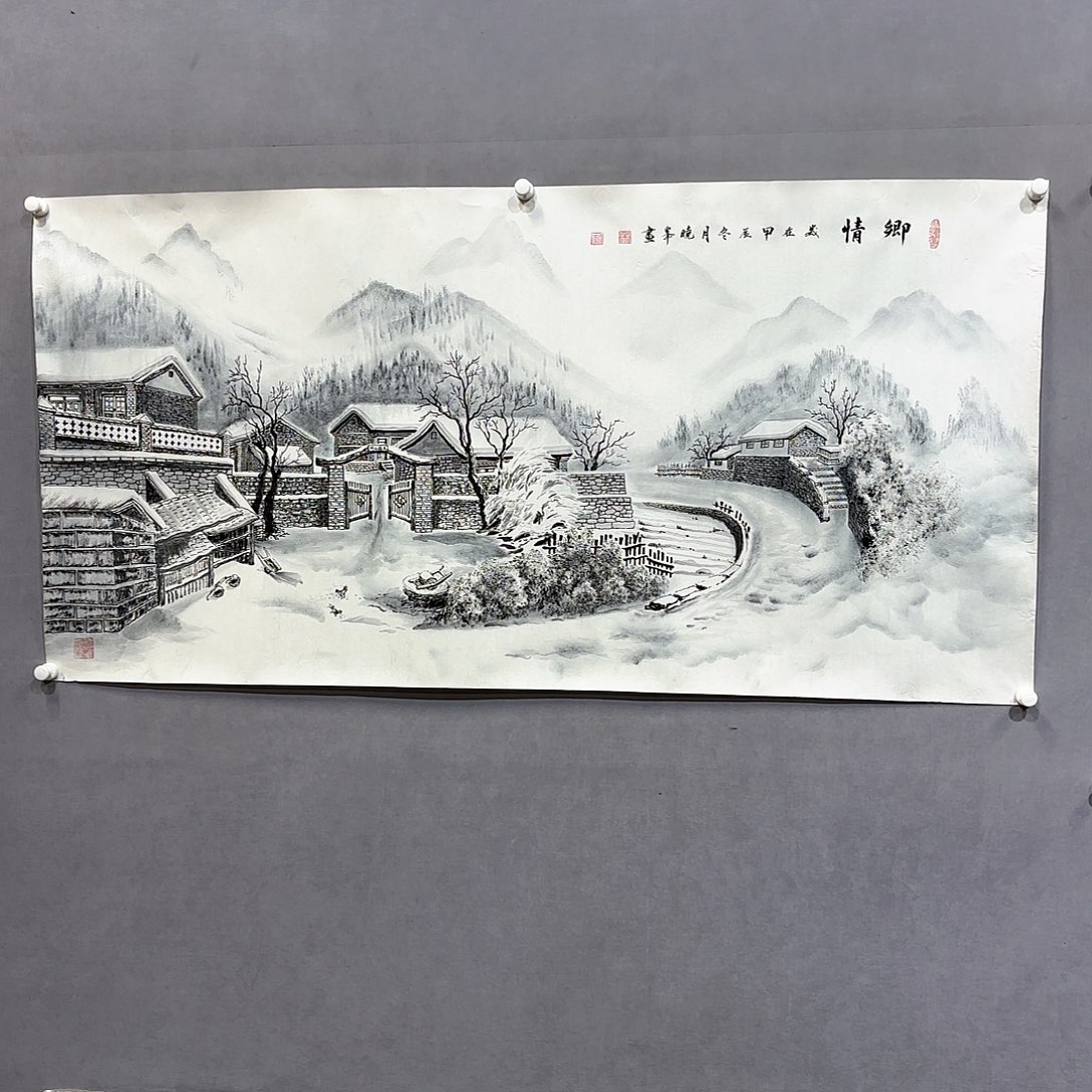 国画国画纯手绘作品请放心去藏