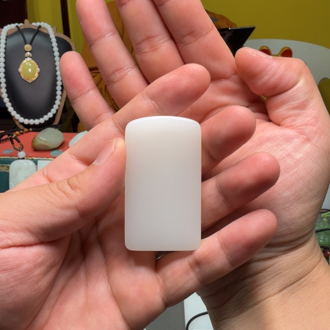 和田玉未镶嵌吊坠(不含链)