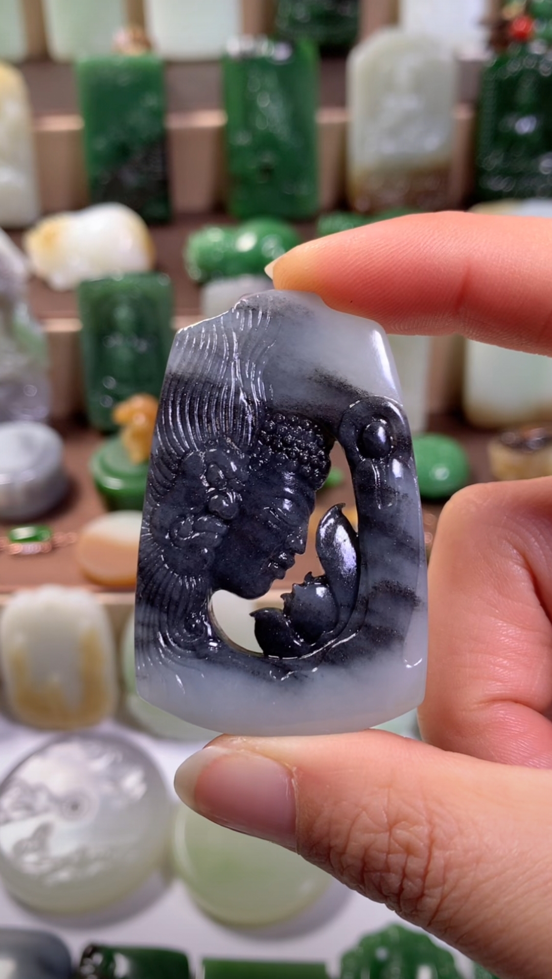 和田玉挂件未镶嵌