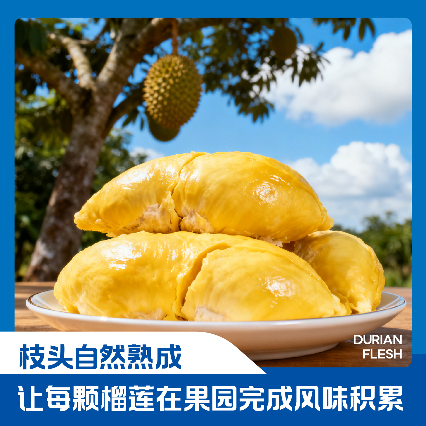 泰国A级金枕榴莲果肉无壳带核顺丰包邮冷冻保存