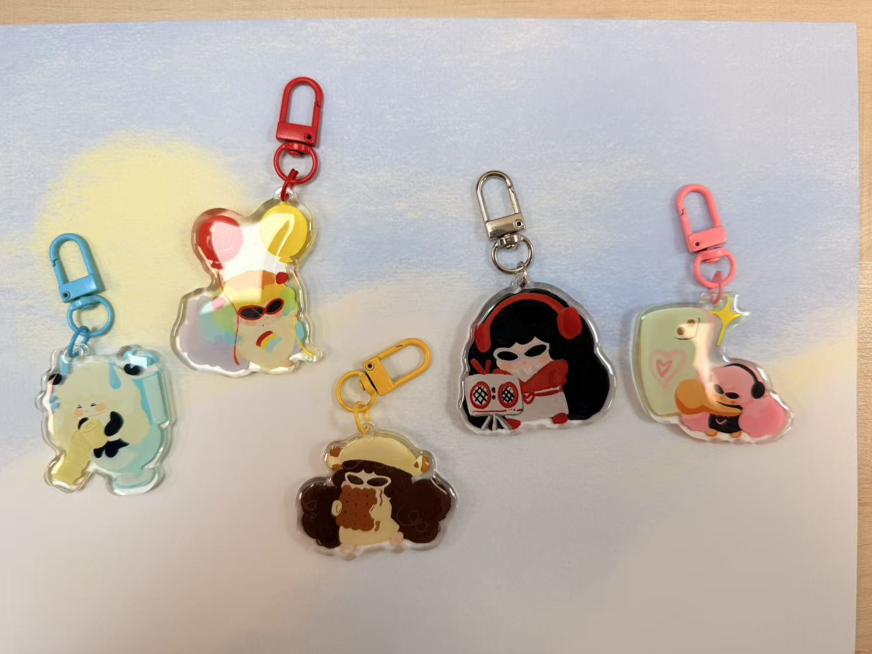 撅撅钥匙扣随机两款