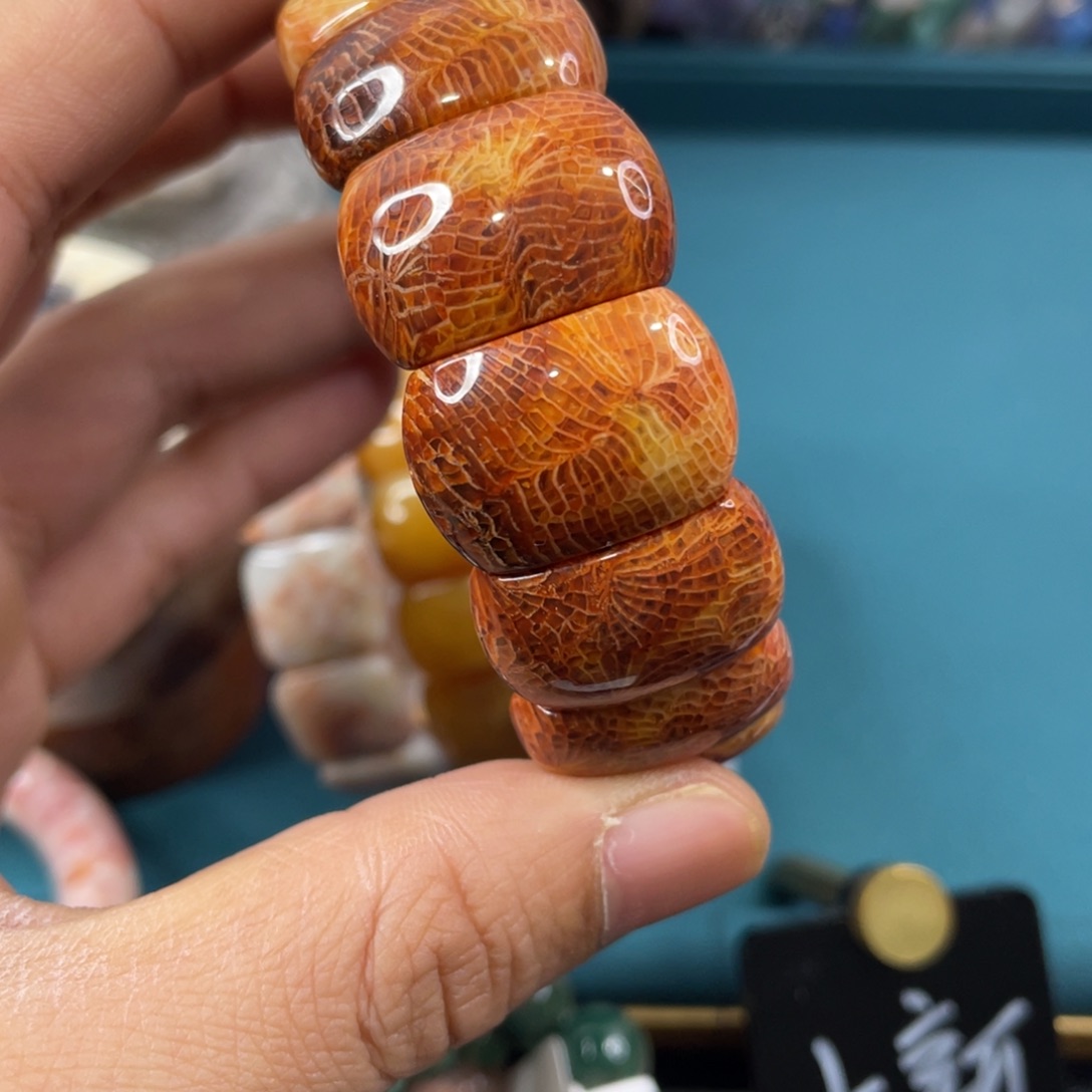 未镶嵌手镯硅化玉