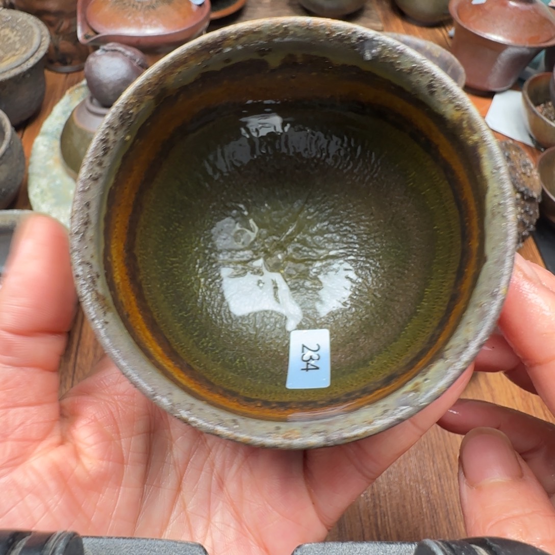 柴烧建盏茶盏茶杯234