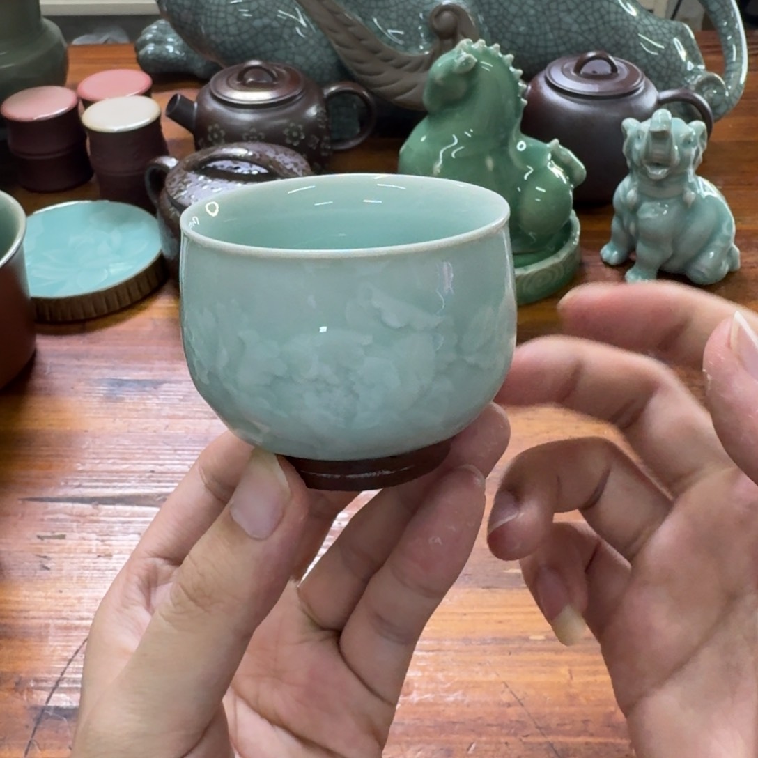 小仲青瓷茶具微瑕0611