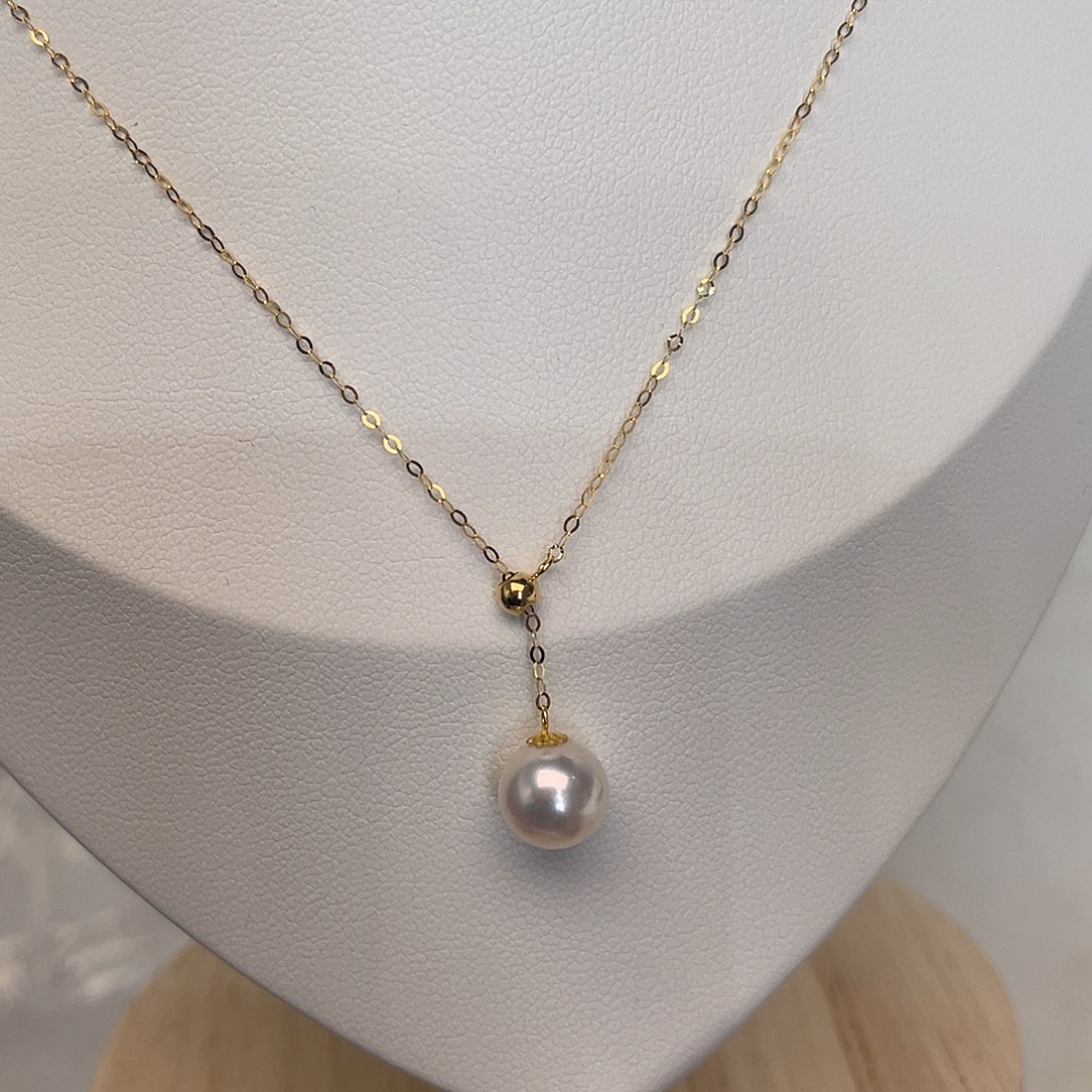 海水珍珠颈饰18K金镶嵌
