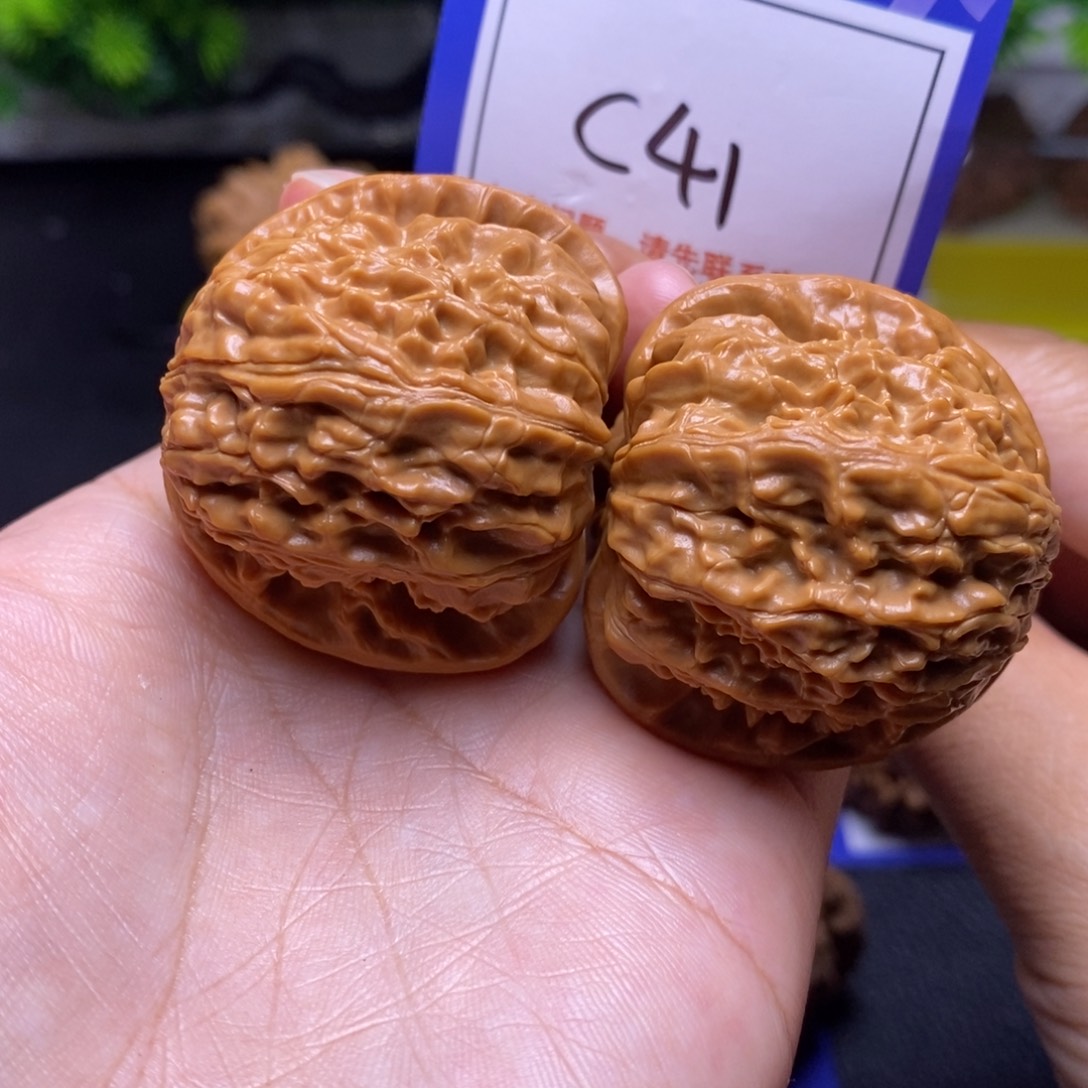 把件桃核40球白c41