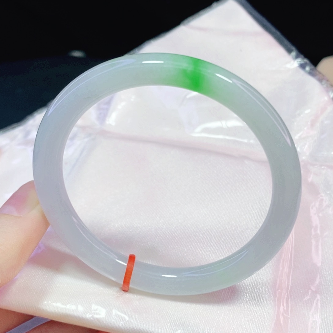 未镶嵌手镯翡翠54圆条