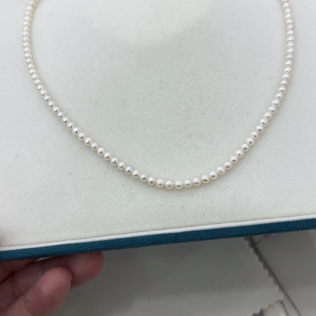 淡水珍珠颈饰银S925镶嵌600
