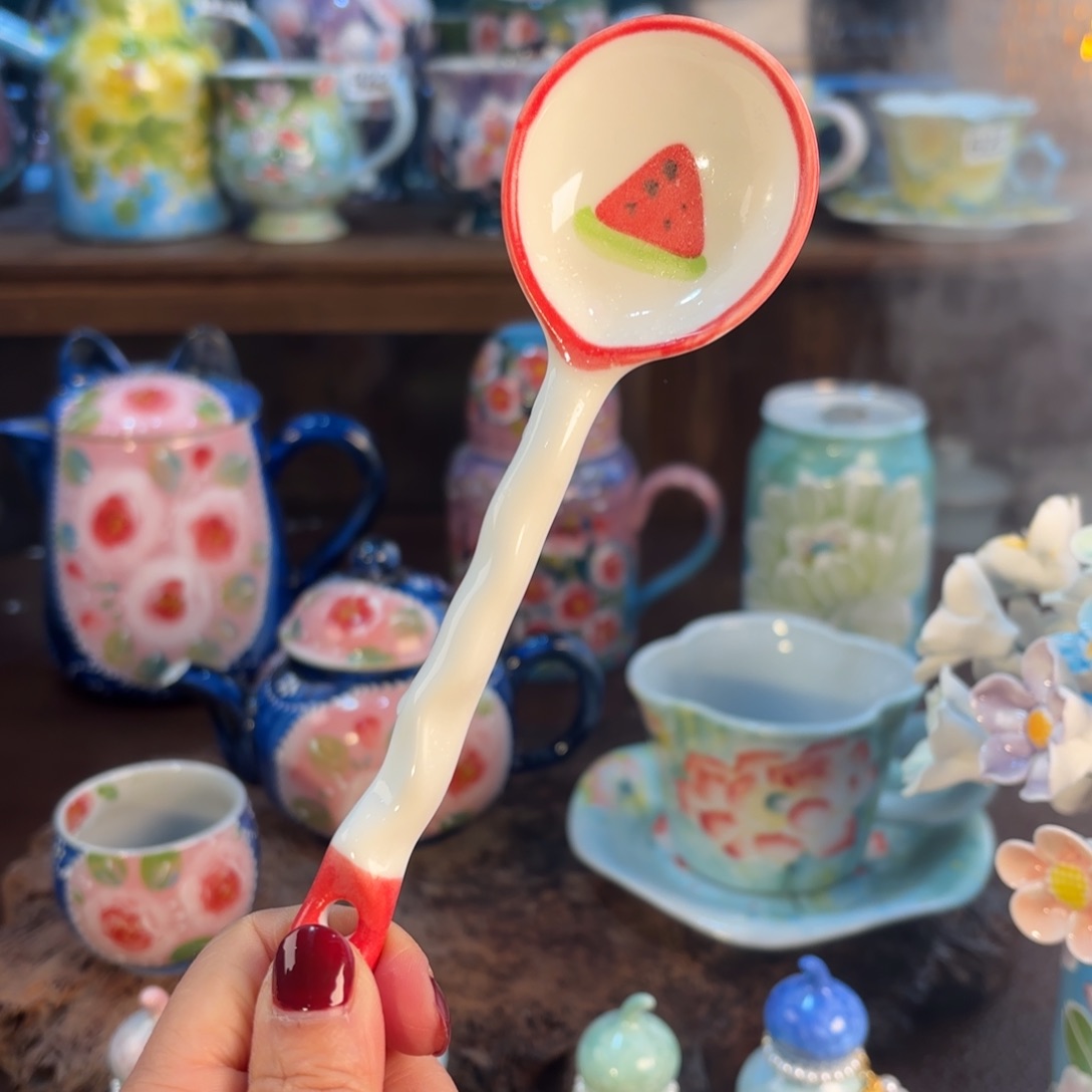 景德镇手绘高温釉下彩陶瓷茶具