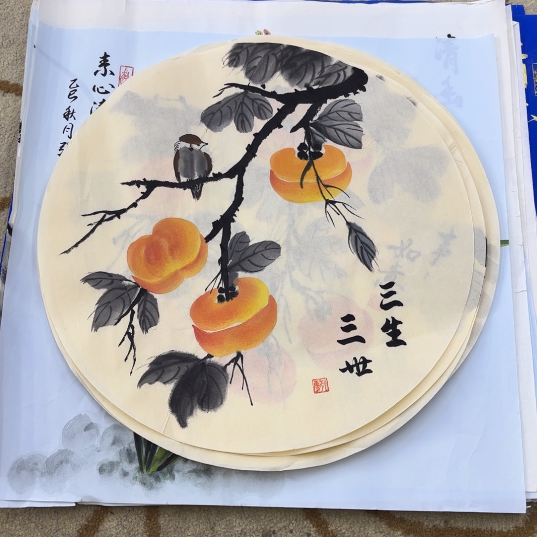 国画张雪老师作品刘