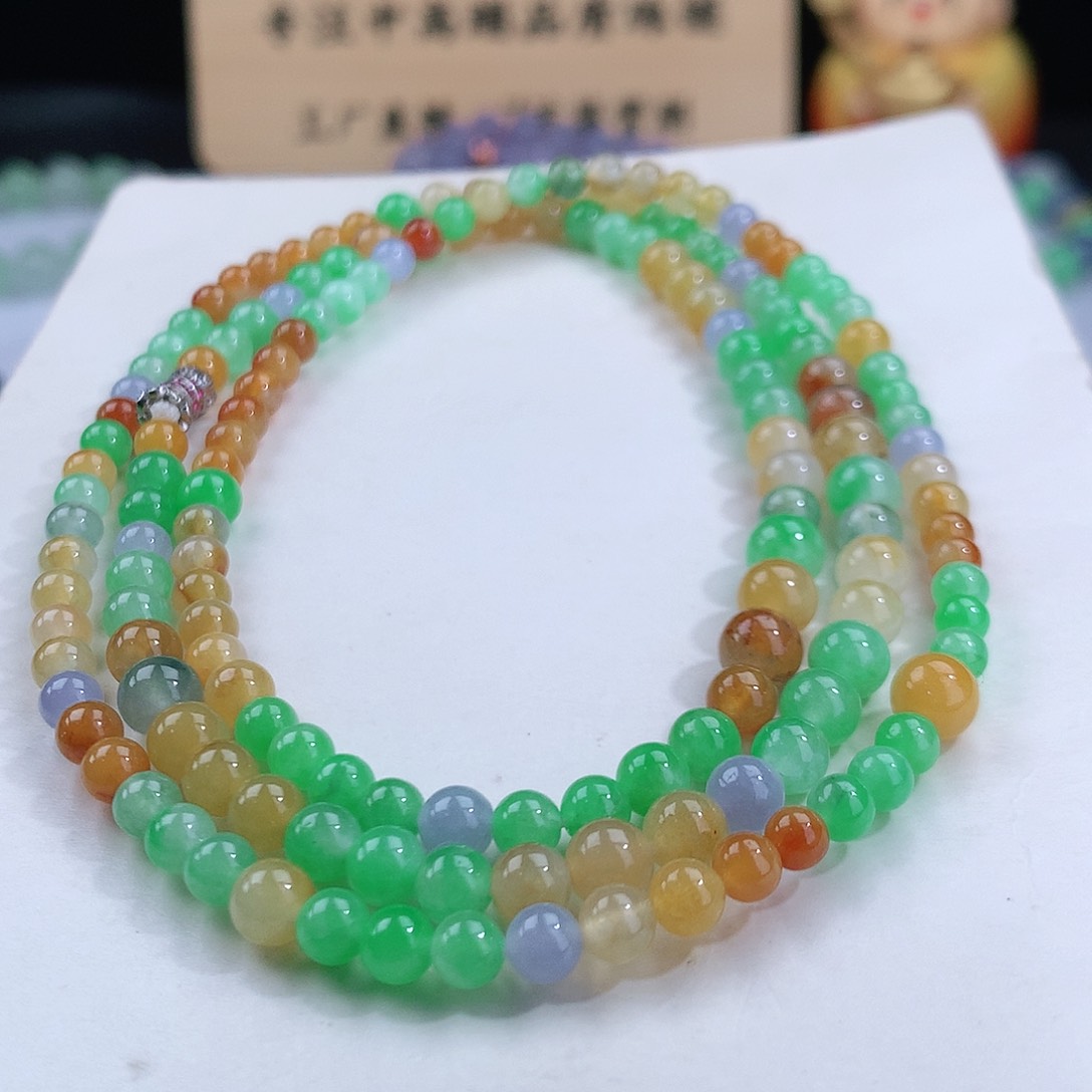 翡翠手链未镶嵌卡4-6