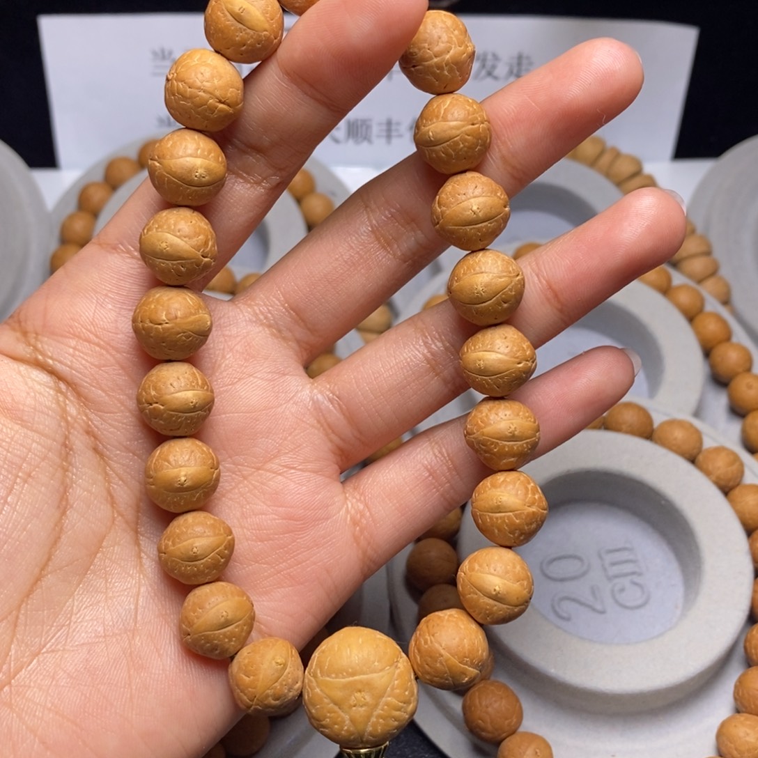 凤眼菩提吊坠手串