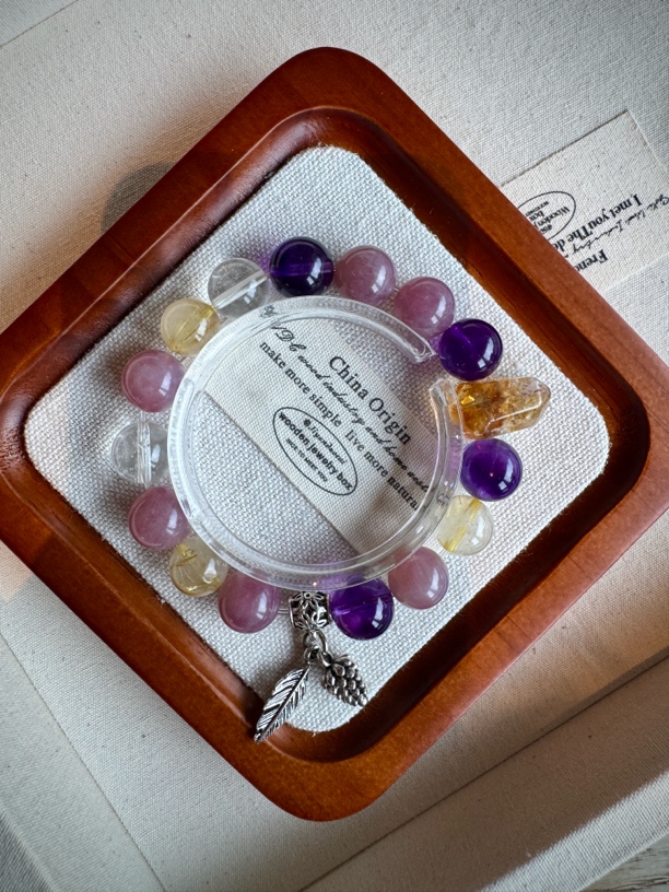 原创设计天工裁就富贵花展现多样魅力紫水晶粉水晶