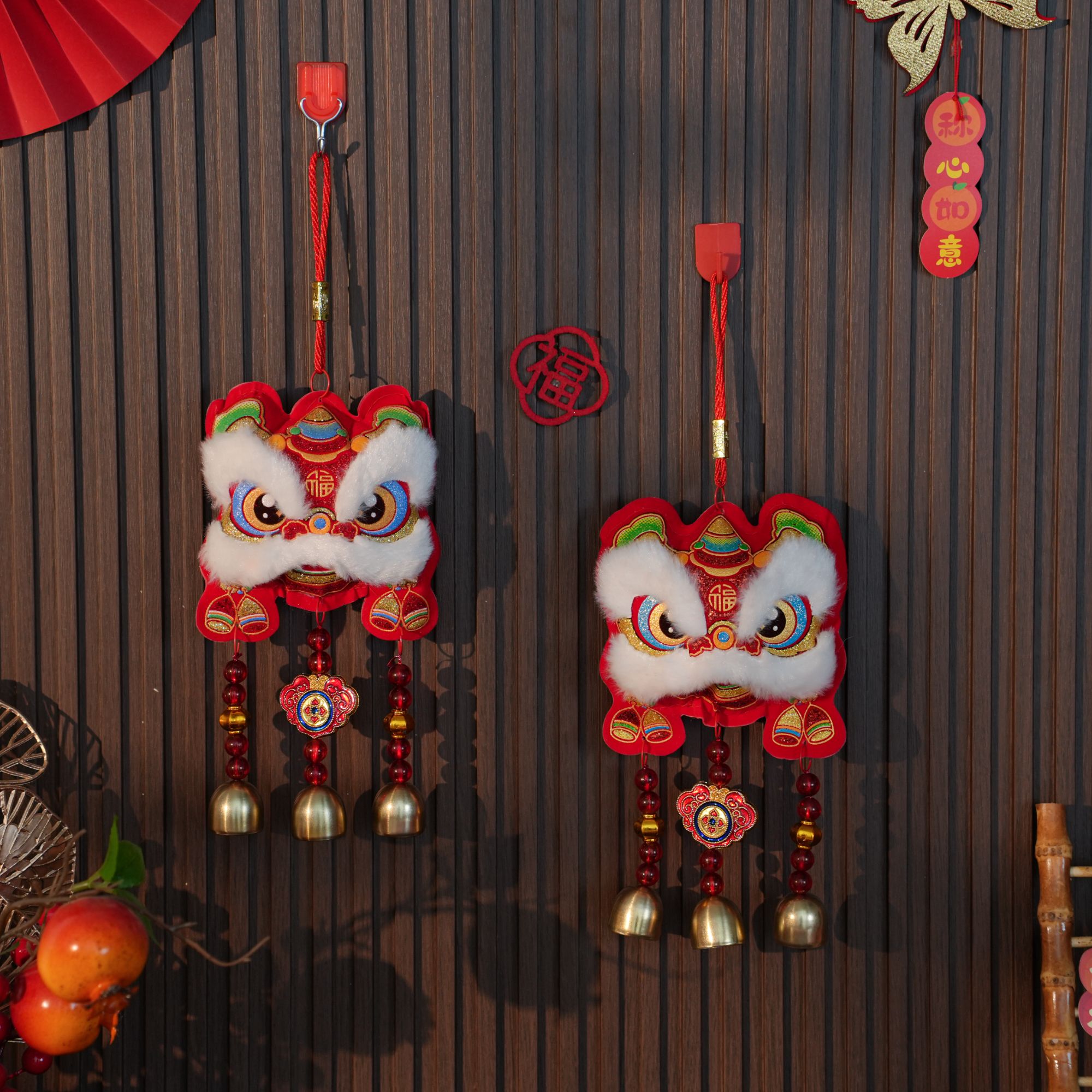 新年装饰福字挂件2026马年春节过年客厅喜庆场景布置2722风铃挂饰