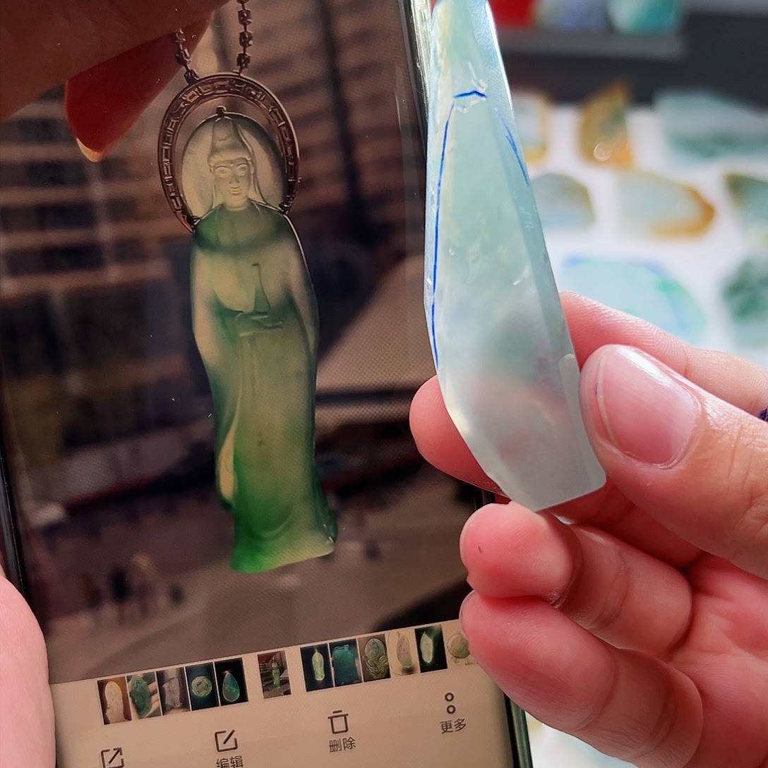 定制翡翠未镶嵌翡翠定制