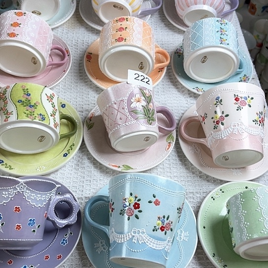 手绘高温釉下彩陶瓷