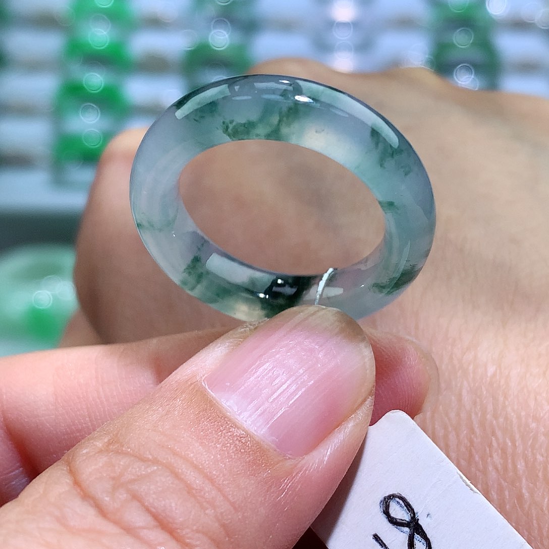 翡翠戒指未镶嵌18号