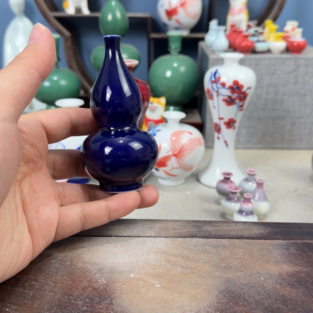 陶瓷手工小花器摆件