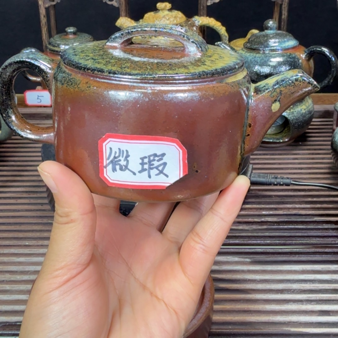 茶壶紫砂紫泥制作微瑕