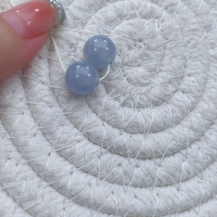 散珠翡翠9.6咪蓝紫色