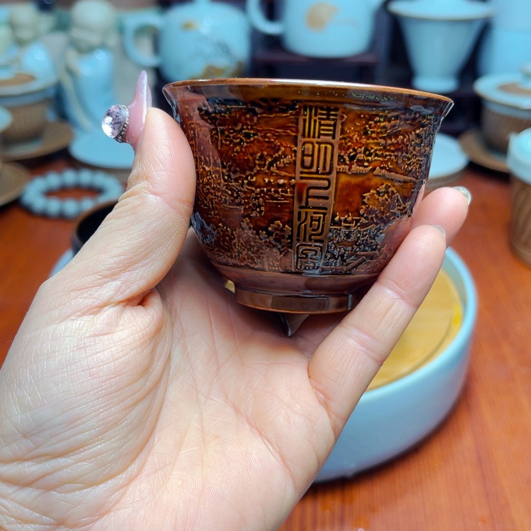 【闪购商品】汝州单壶单杯天青茶叶末